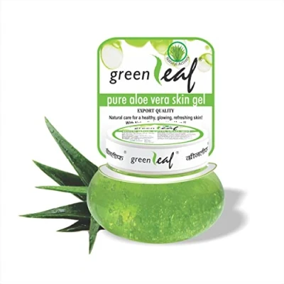 Image of Green Leaf Pure Aloe Vera Skin Gel, Green, 120g