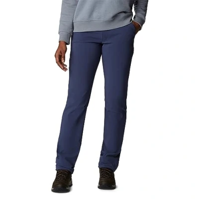 Image of Columbia Women&#039;s Back Beauty Softshell Pant, Hiking Trousers, Nocturnal, Size 4/R