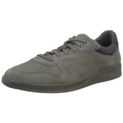 Image of Geox Men&#039;s U Kennet A Sneaker, Graphite, 8 UK
