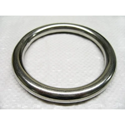 Image of Securefix Direct Stainless Steel Round o Ring 10MM x 80MM (Marine Webbing Rigging Mooring Corrosion Resistant)