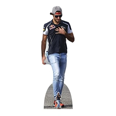 Image of Star Cutouts CS1045 Carlos Sainz Lifesize Cardboard Cutout With Mini Racing Driver