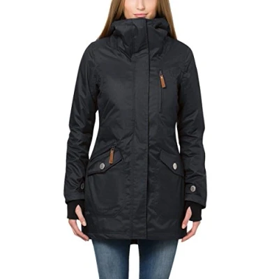 Image of Berydale Women&#039;s Coat: Wind and Waterproof Parka jacket, Black, 8 (Manufacturer size: XS)