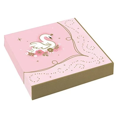 Image of Amscan 9906312 Princess for a Day Kids Birthday Party Luncheon Napkins 16 Pack