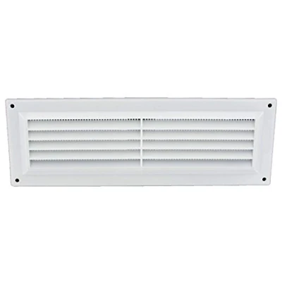 Image of White Plastic Air Vent Grille Cover 9“ x 3“ Inch
