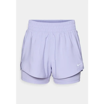 Image of Nike Performance ONE Short Sports shorts, Women&#039;s, Size: Large, Lilac ice/reflective silver