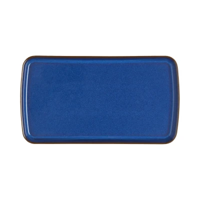 Image of Denby Imperial Blue Small Rectangular Platter