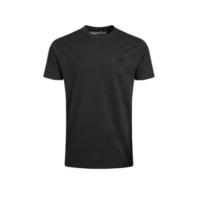 Image of Weird Fish Hooked Branded T Shirt Black Size L