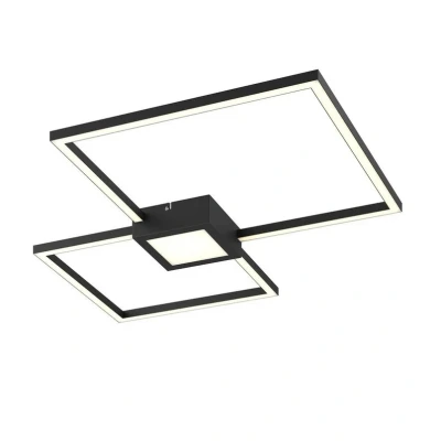 Image of Lindby Duetto LED ceiling lamp anthracite 28 W