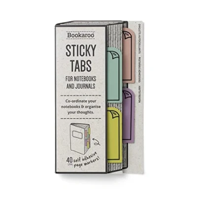 Image of IF Bookaroo Sticky Tabs Pastels,White