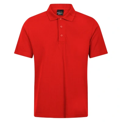 Image of Regatta Professional Men&#039;s 65/35 SS Polo Top Classic Red