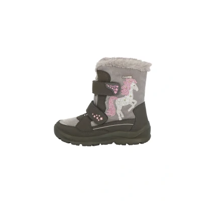 Image of Lurchi Kanani Sympatex Winter boots for kids, Size: 2.5, Steel Synthetics