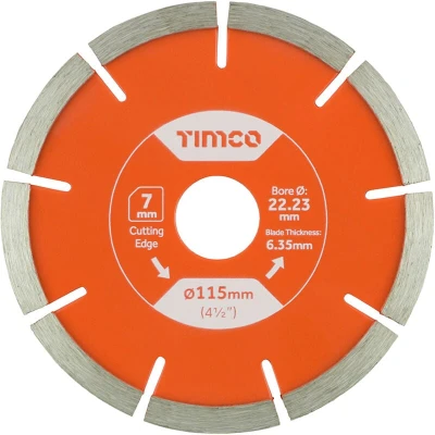 Image of 2x TIMCO Mortar Raking Diamond Blade Segmented MRE115