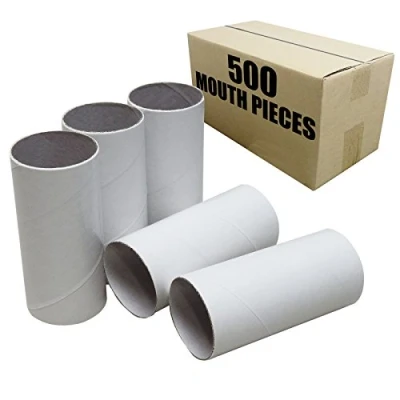 Image of 500 Standard Two Way Peak Flow Meter Disposable Card Mouth Breathing Pieces