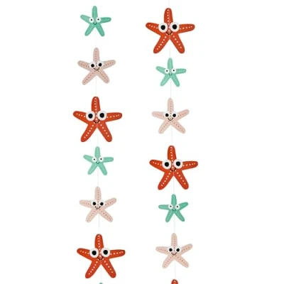 Image of Hootyballoo Whale of A Time Hanging Starfish 4M Decoration Banner Partyware HBWT103