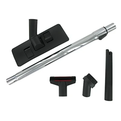 Image of Paxanpax PFC971, Vacuum Cleaner Black Plastic Floor Nozzle &amp; Tool Accessory Kit with Telescopic Extension Rod Tube (32mm)