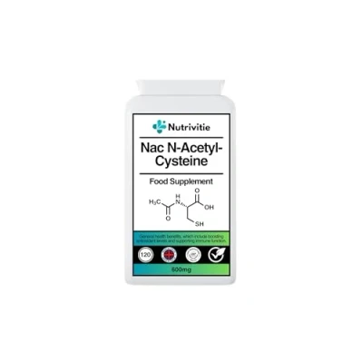 Image of Broncho Assist NAC N Acetyl Cysteine Lung Support 600mg 120 Capsules British Trusted Pharmaceuticals UK GMP Manufactured