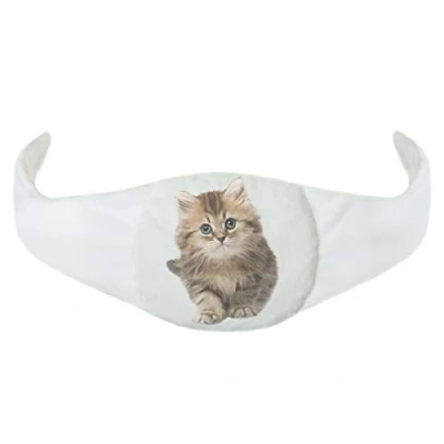 Image of Sweet Cherry Stone Cushion for The Baby&#039;s Tummy Organic Heatable Pillow &quot;Heat and Cold Therapy&quot; Cat [088]