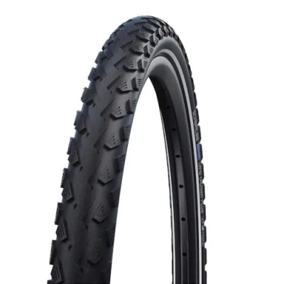 Image of Schwalbe Land Cruiser Plus PunctureGuard TwinSkin Green Compound Tyre, Black/Reflective, 47 559 (26x1.75)