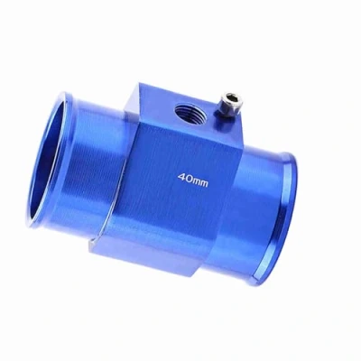 Image of Universal Water Temp Joint Pipe temperature sensor Gauge Radiator Hose Adapter, Blue 26mm Aluminum 40mm (40mm) Other Accessories coolant kit
