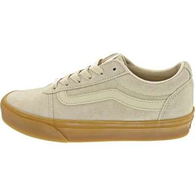 Image of Vans Women&#039;s Ward Sneaker, Translucent Gum Creme Brulee, 8 UK