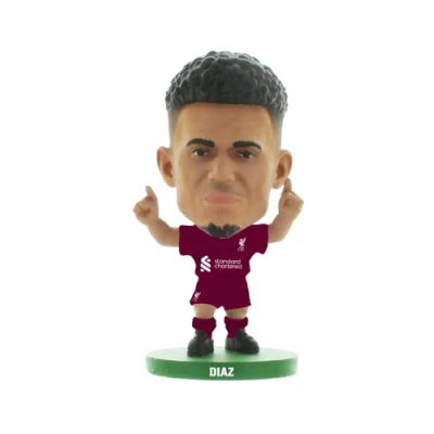 Image of SoccerStarz Liverpool Luis Diaz Home Kit (2023 version)