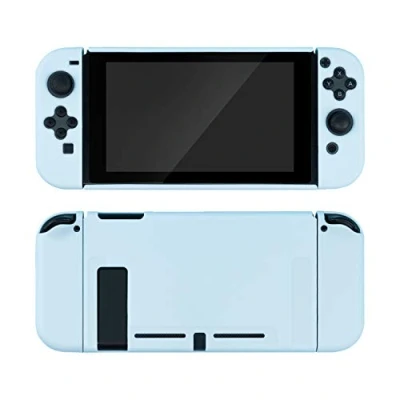 Image of GeekShare Protective Case Slim Cover Compatible with Nintendo Switch and Joy Con Shock Absorption Anti Scratch (Hyacinth Blue)
