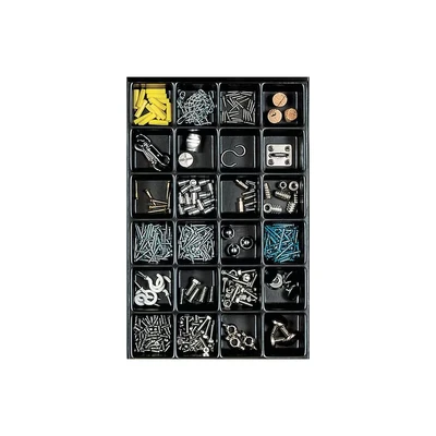 Image of Bisley Multi Drawer Insert Tray Plastic 24 Compartments
