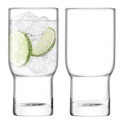 Image of LSA International G1323 11 301A Utility Tumbler 300ml Clear x 2, Glass