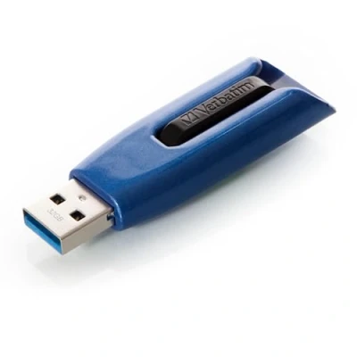 Image of VERBATIM Store &#039;n&#039; Go V3 MAX USB Stick 3.2 Gen 1 32GB memorystick with sliding mechanism SuperSpeed interface external storage for laptop notebook &amp; co blue/black