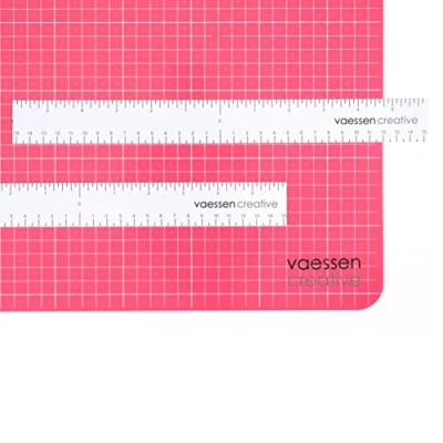 Image of Vaessen Creative Magnetic Strip, 28 cm, White, Work Easy Tool 1009 041, Practical aid for All Crafts, e.g. Greeting Cards, watercolours and Scrapbook, 27mm