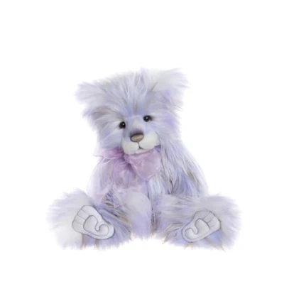 Image of Charlie Bears Year Bear 2024 Teddy Plush Handmade Soft Blue Collectable Special Fully Jointed Stuffed Toy