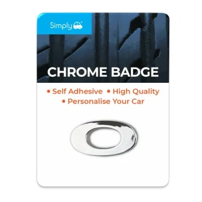 Image of 81x &#039;O&#039; Simply Chrome Badge CB15