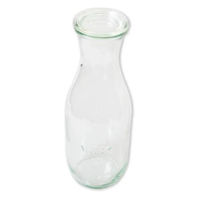 Image of Amazing child Montessori SET OF SIX 1062ml Weck Juice/Sauce Jars. German Made Classic Design. Model 766