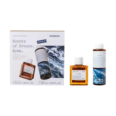 Image of KORRES Lefko EDT &amp; Shower Gel Set 300ml