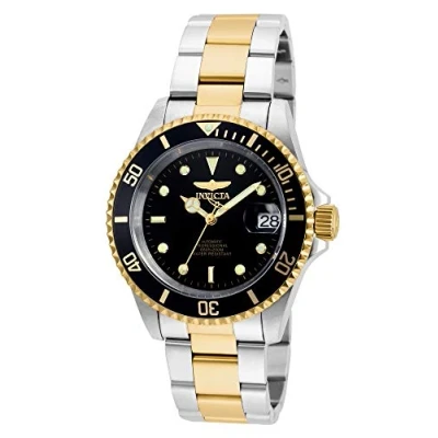 Image of Invicta Pro Diver Stainless Steel Men&#039;s Automatic Watch, Two tone / Black 40mm