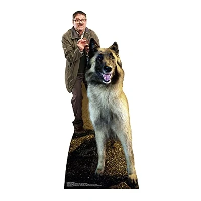 Image of STAR CUTOUTS SC1656 Friday Night Dinner Cardboard Cutout, Solid, Jim and Wilson Dog Small, Regular