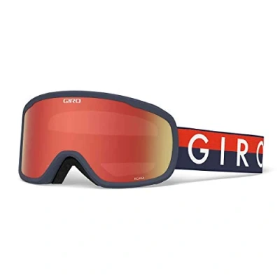 Image of Giro Girrj Roam Snow Goggles Midnight Red Throwback Ay, Medium F