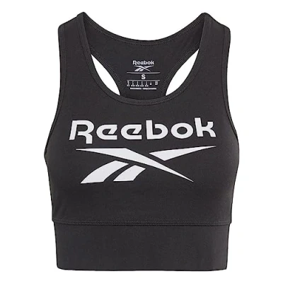 Image of Reebok Womens Identity&#039; Sports Bra, Black, XL EU