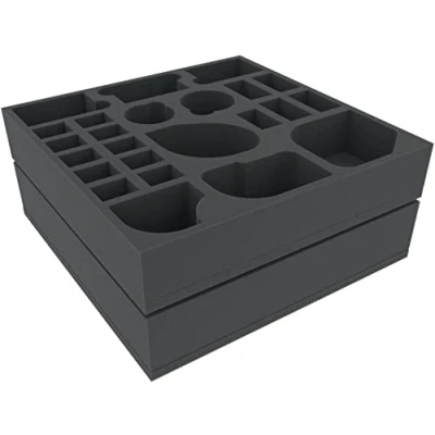 Image of Feldherr foam set compatible with Zombicide: 2nd Edition Reboot box board game