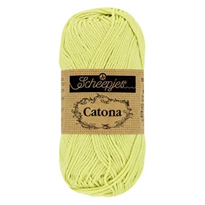 Image of Scheepjes Catona 392 Lime Juice Yarn 20x25g