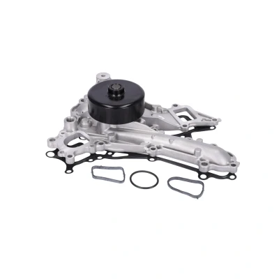 Image of 2762000801, 2762000801SK, A2762000801, A2762000801SK Water pump FEBI BILSTEIN 108784 Cast Aluminium with gasket/seal Metal