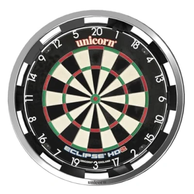 Image of Unicorn Illuminated Dartboard Backboard Surround Solar Flare 360 Degrees Non Glare Lighting Fits any Standard