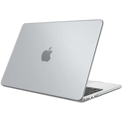 Image of Fintie Case Compatible with MacBook Air 13.6 inch (2024/2022) M3/M2 Chip, Snap On Hard Shell Cover for 13.6&quot; Model A3113 A2681, Frost Gray
