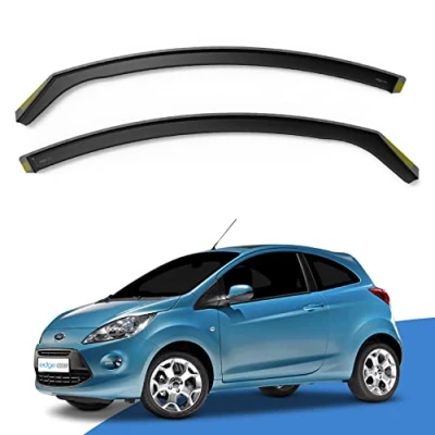 Image of EdgeVisors Wind Deflectors Set Fits: Ford KA MK2 2008 2016 3 Door Hatchback 2pc