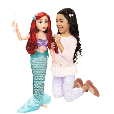 Image of Disney Princess Playdate Ariel Doll with Accessories 32 Inches Tall
