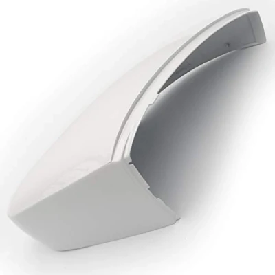 Image of Underground Parts Pure White Door Wing Mirror Cover Cap Right Drivers Side for VW Polo 6R 2009 2017