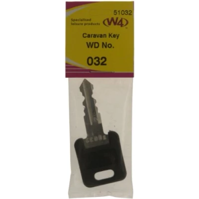 Image of W4 WD Replacement Caravan Key No032 Black