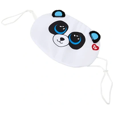 Image of Ty UK Ltd Bamboo Panda Beanie Boo Face Mask, Multicoloured, one size