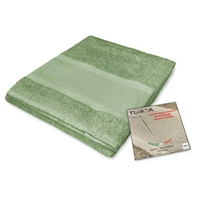 Image of Tex family Towel, 100% Cotton, Green, unca
