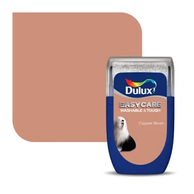 Image of Dulux Easycare Washable &amp; Tough Tester Paint, Copper Blush, 30 ml